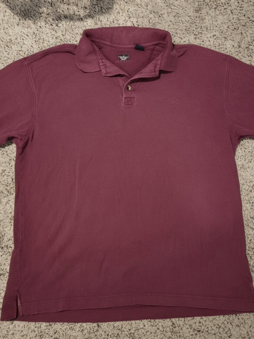 Dockers Burgundy Short Sleeve Polo Shirt Men's Size 2X